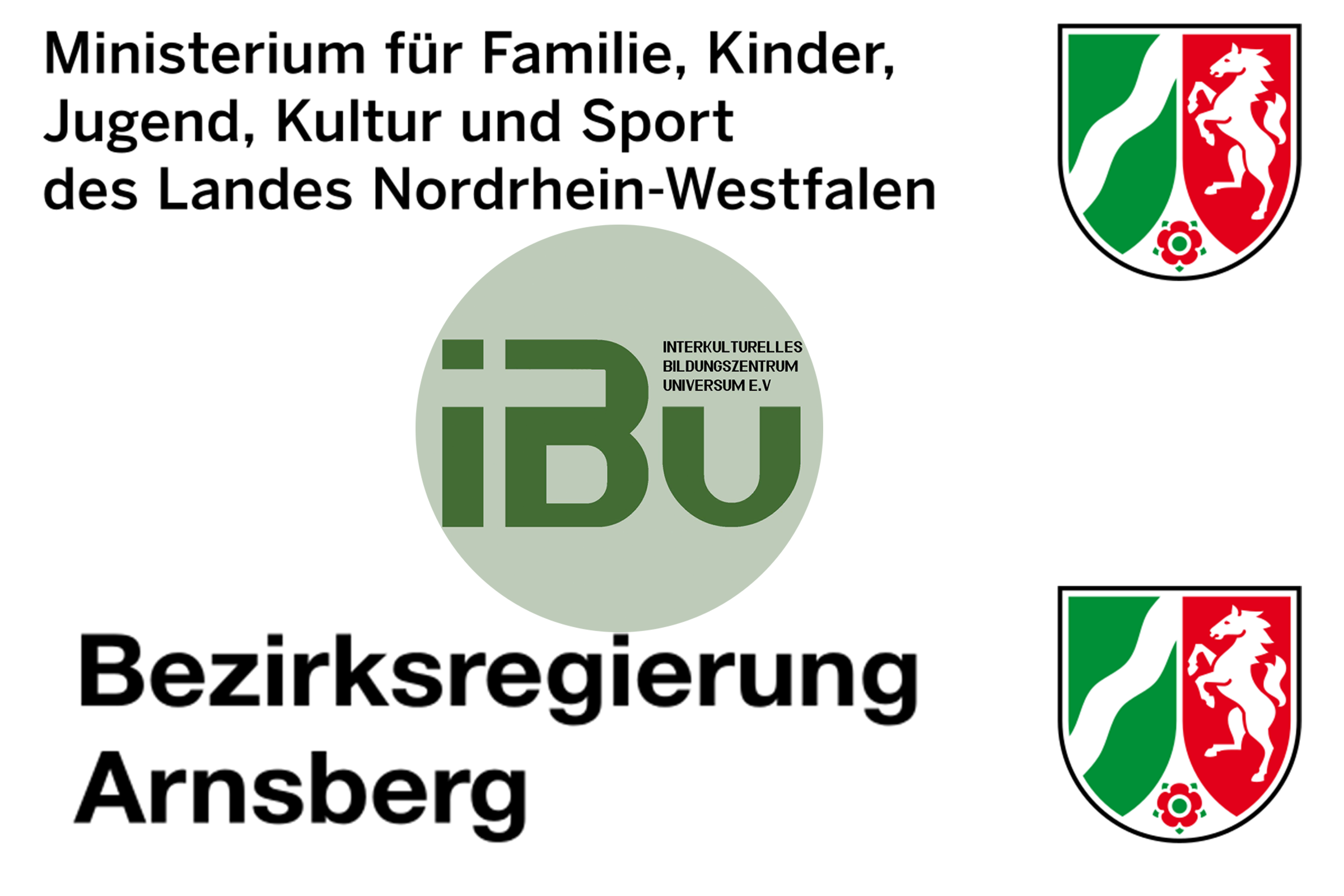 Des Ministeriums für Kinder, Familie, Flüchtlinge und Integration und der Bezirksregierung Arnsberg