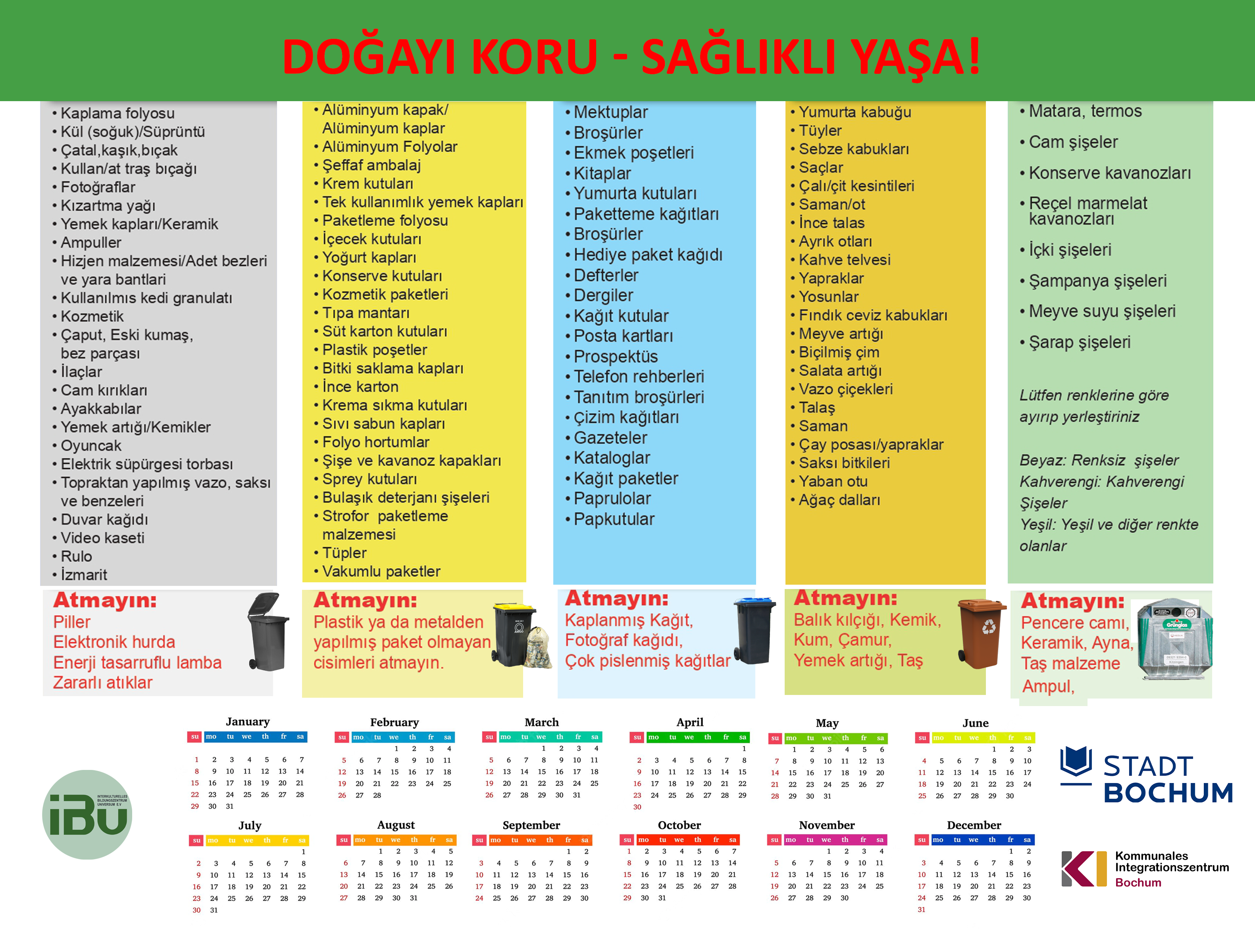 Kalendar Türkisch